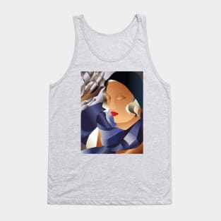 Tamara de Lempicka, The Blue Scarf Tank Top